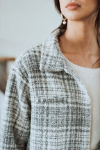 VESTE GINA CENDRÉ - Saaj Paris - The Bradery
