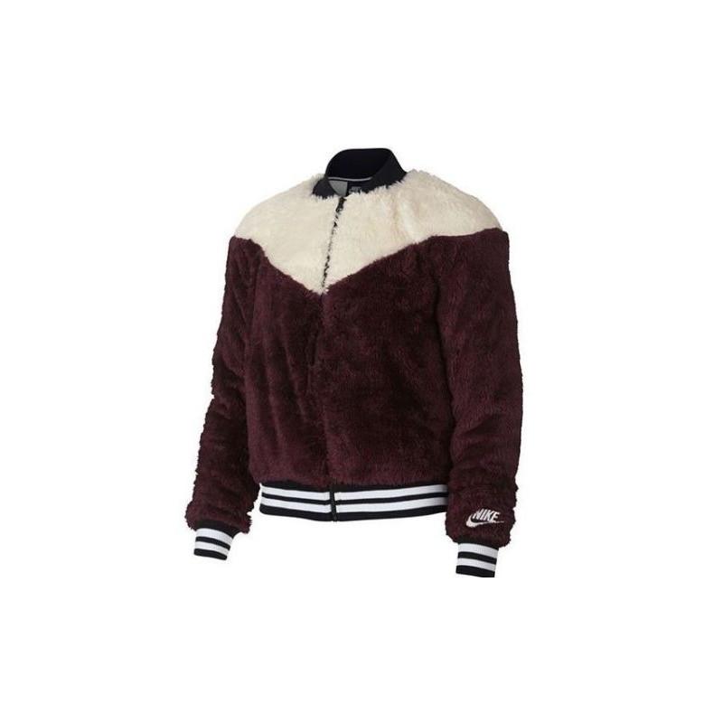 Track Jackets Nike W Nsw Jacket Bomber Wolf - Burgundy - Women NIKE WOMEN'S JACKET TEXTILE Nike